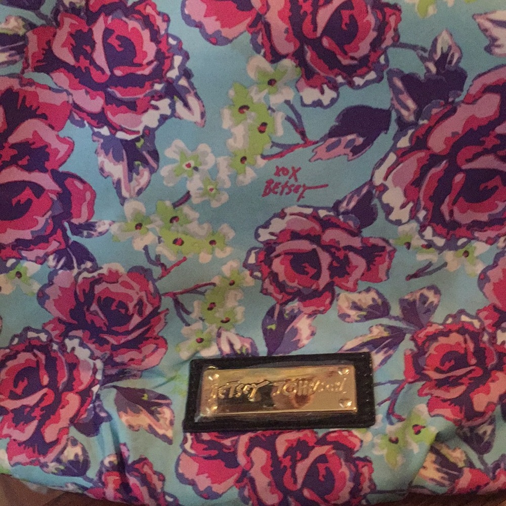 Betsy Johnson floral purse